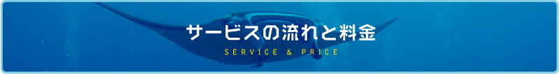 サービスの流れと料金
